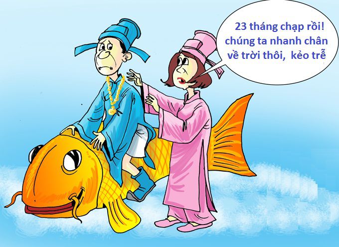 Tiễn ông táo về trời
